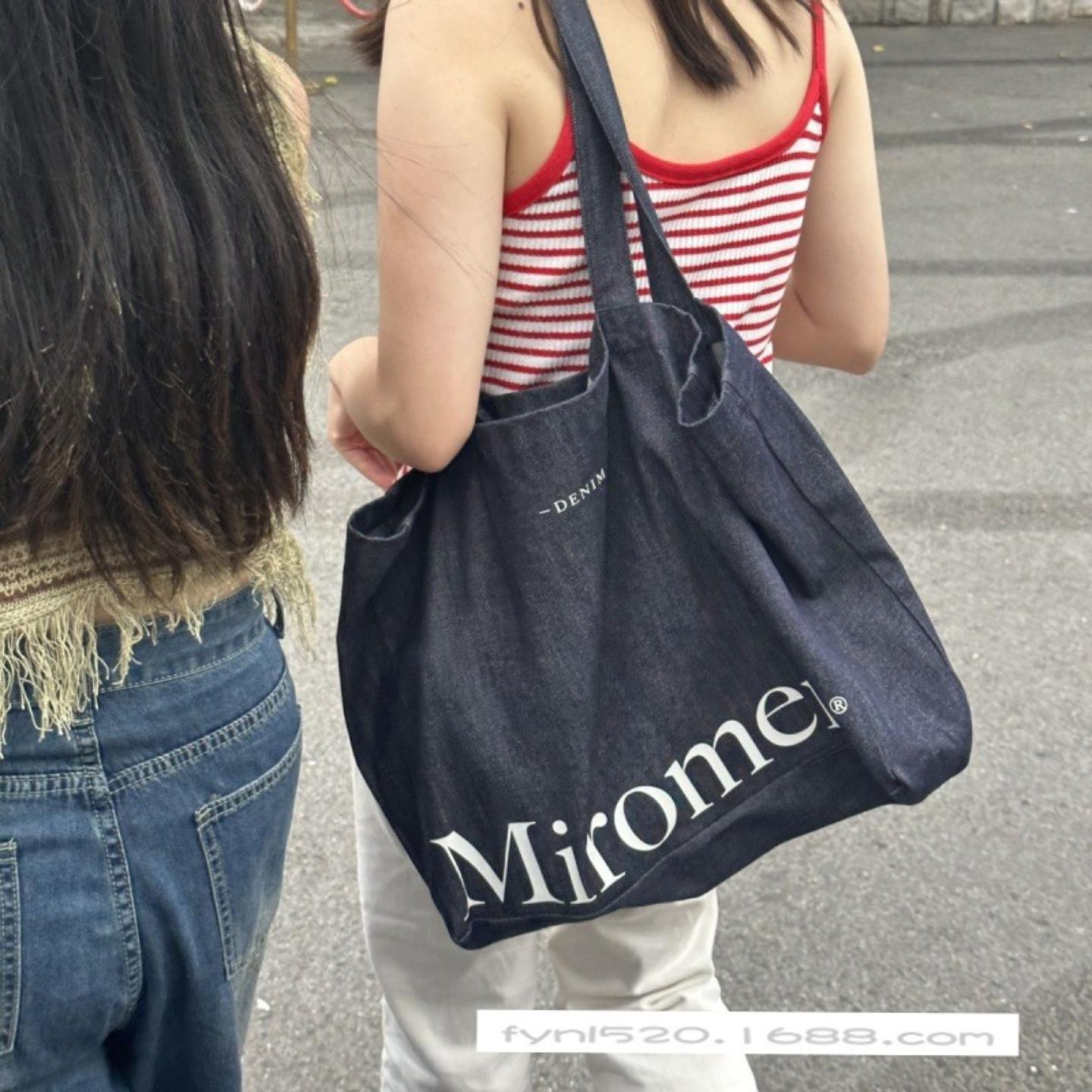 Miroment超大容量Indigo牛仔单肩图片