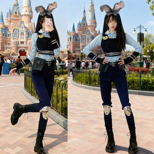 兔子警官judy朱迪cos服疯狂动物城cosplay大成人男女款全套动漫展