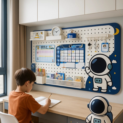 主题学习洞洞板培养学习习惯