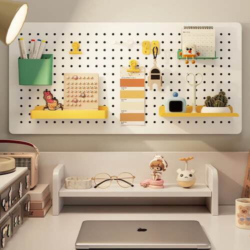 免打孔置物架入户门洞洞板