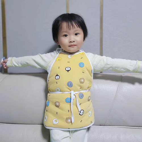 可调节肚围儿童防踢被凉肚子肚兜