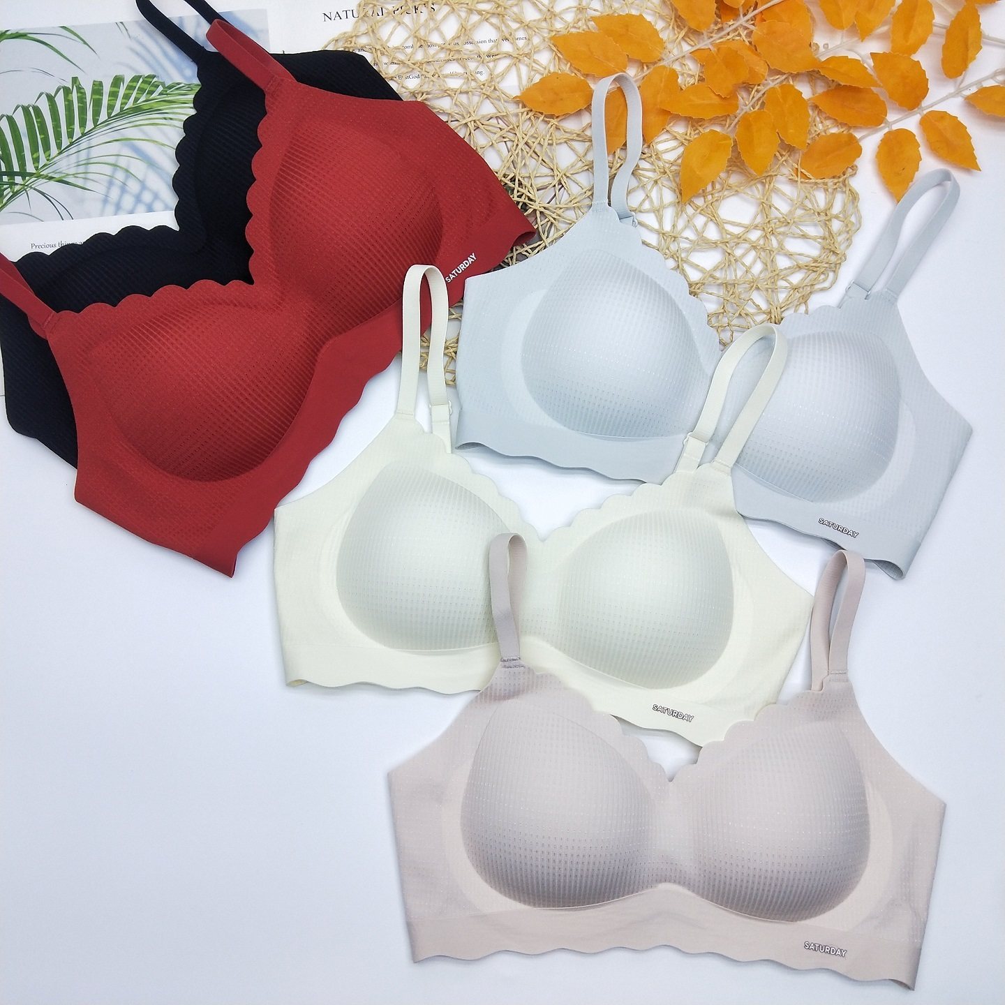 水晶伴侣1118甜美无痕软支撑无钢圈文胸女 加厚A小胸显大聚拢内衣