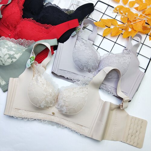 赛芬无钢圈天然乳胶侧收副乳内衣