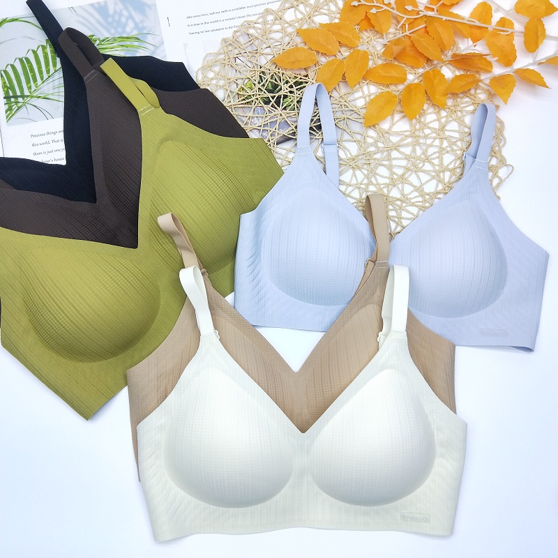亦巧简约无钢圈内衣女薄无痕文胸