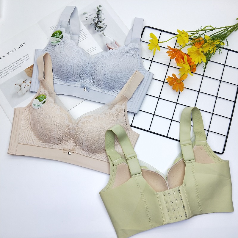 赛芬法式无钢圈聚拢天然乳胶内衣