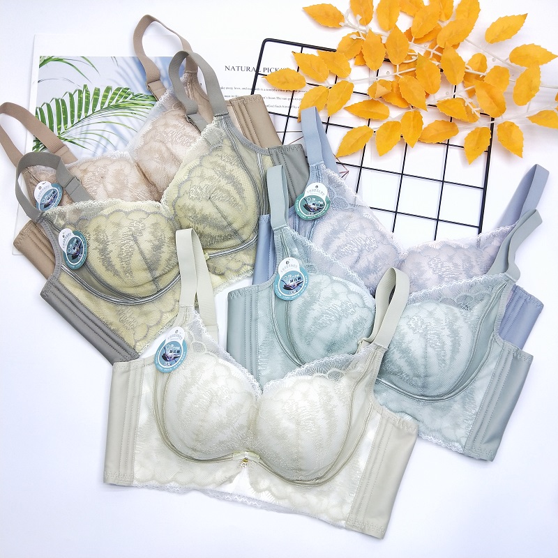 莲依璐无钢圈红豆杉棉聚拢内衣女