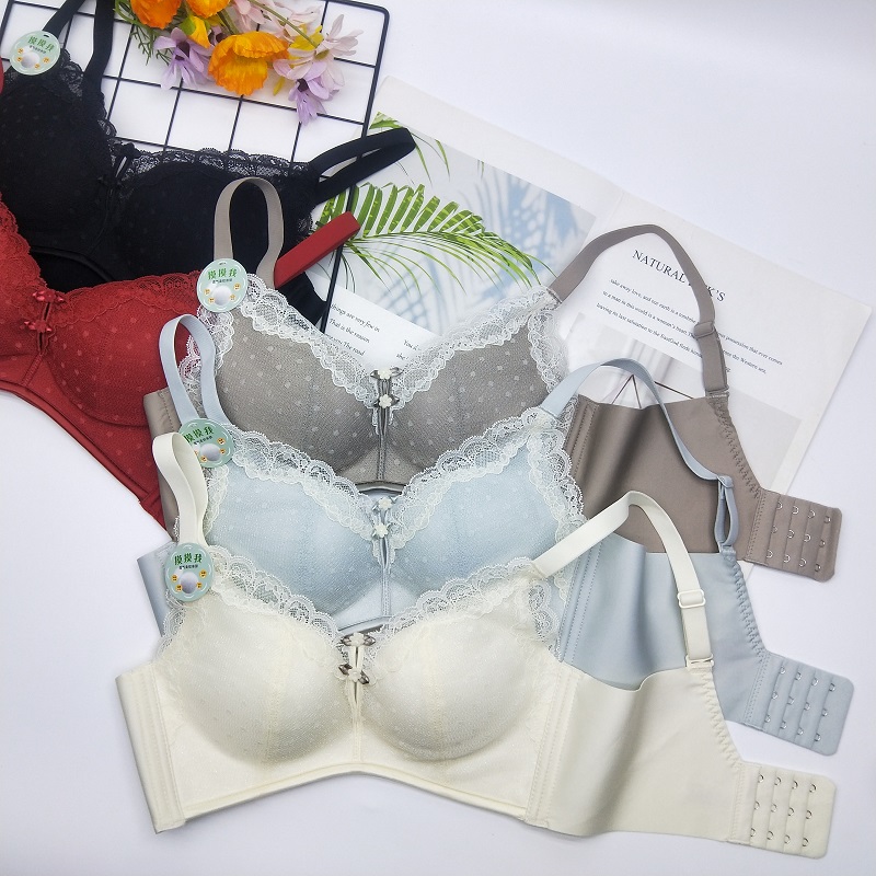 水晶伴侣甜美无磁无钢圈内衣小胸