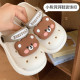 花少女心鞋 饰品百搭鞋 扣 装 立体配饰ins可爱腮红小熊可拆卸洞洞鞋