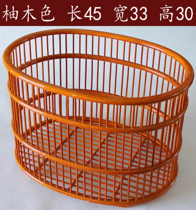蛋形毛巾筐酒店宾馆布草筐收纳筐竹编手工艺收纳篮布草框脏衣篮