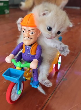 电动三轮车玩具带灯光音乐儿童玩具男童益智脚踏板光头强载着熊大
