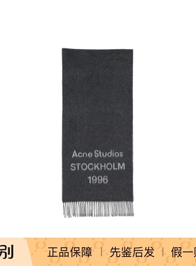 Acne Studios 徽标字母装饰 羊毛 绒线围巾 男女同款情侣款