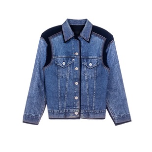 【限时特卖-不退不换】pushBUTTON女式牛仔外套