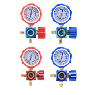 加氟压力表表a充氟R22冷媒雪种41加氟表家用空调管汽车工具液加0R