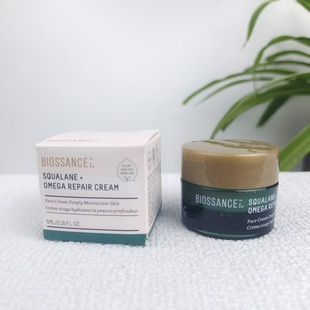 Biossance角鲨烷蓝铜胜肽面霜小中样5ml 保湿温和舒缓修护维稳