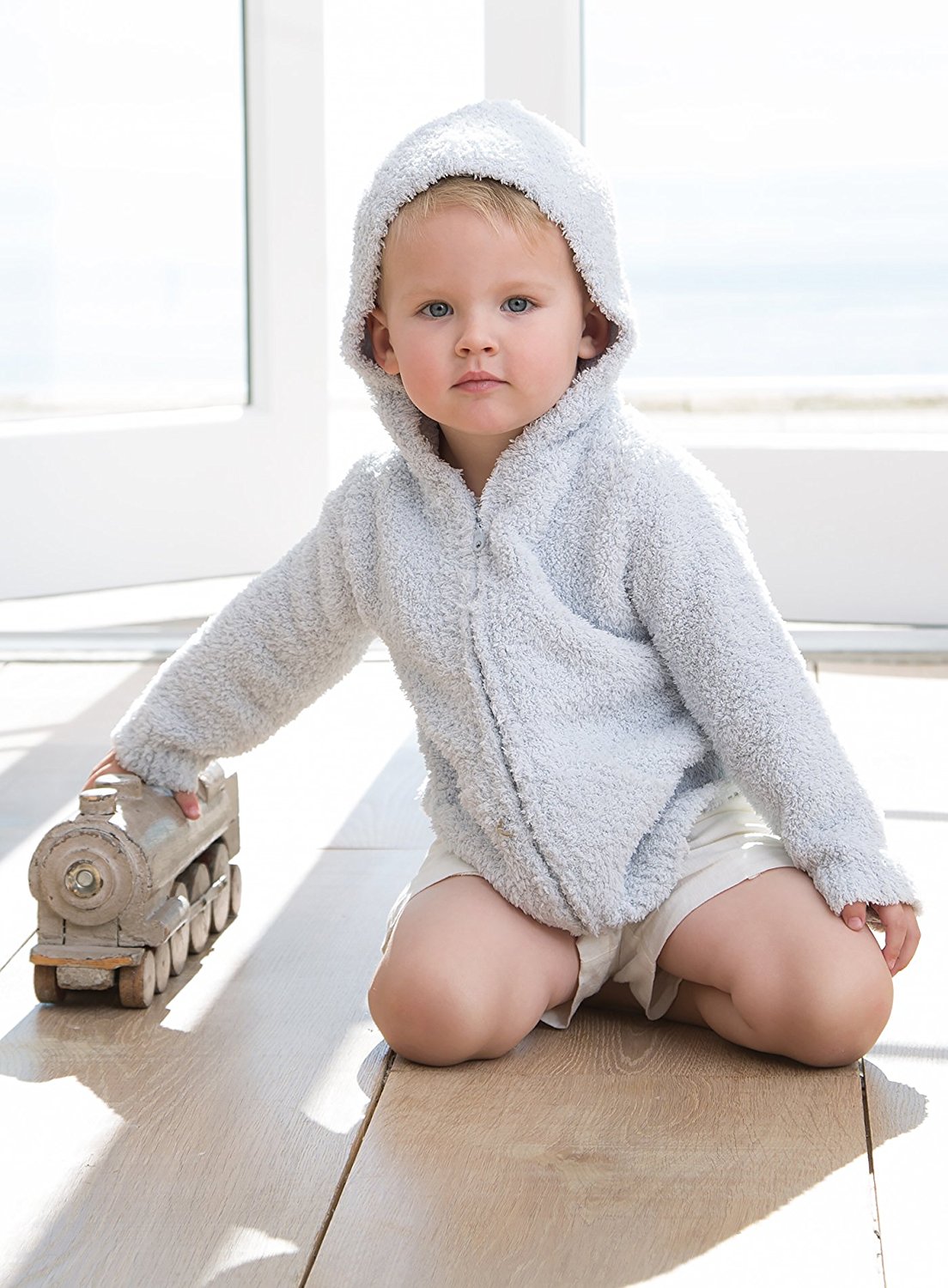 barefoot软绵绵针织衫儿童卫衣