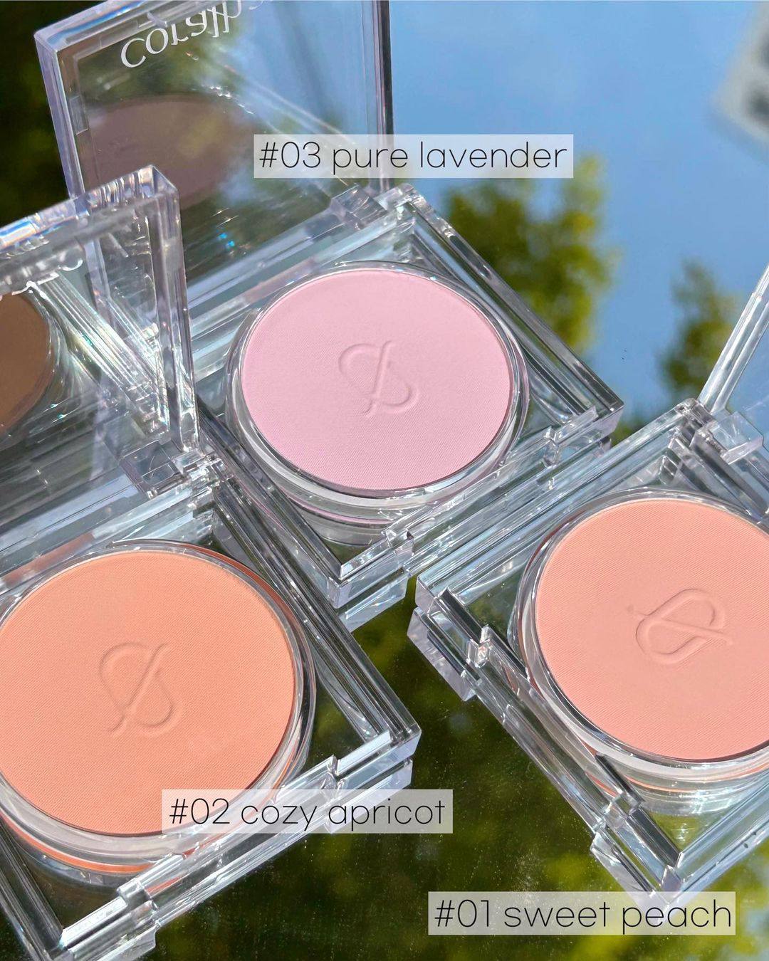 韩国coralhaze小众品牌单色腮红粉粉色紫色蓬蓬苹果肌ins爆款杏色