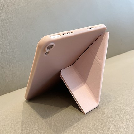 适用苹果ipadmini6保护套2025款air7不带笔槽pro11寸2022版A16全包防摔9.7折叠支架迷你4平板电脑ipda5轻薄壳