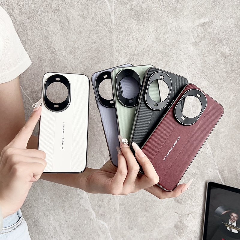 精孔镜头高档pu皮纹电镀硬壳