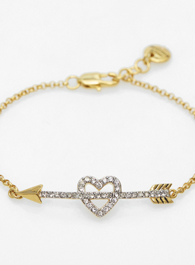 juicy欧美时尚一箭穿心手链