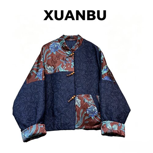 冬季加厚棉服新中式国风百搭外套26780