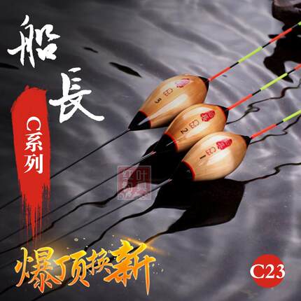 东莞船长浮漂老芦苇C23-C27手工黑坑浮漂低调综合浮漂行程竞技漂