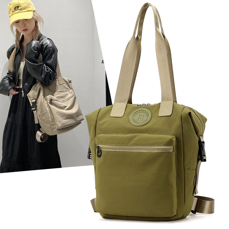 韩版防水多功能双肩包2025情侣款尼龙布时尚运动背包大容量女书包,箱包皮具/热销女包/男包,双肩背包,淘宝优惠券,粉丝福利购,淘宝优惠卷