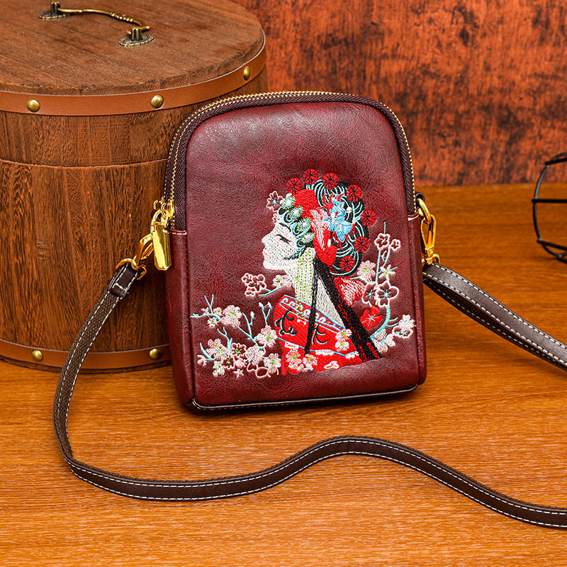 单肩包国风刺绣花旦民族风斜挎包小众设计休闲通勤百搭包包跨境,箱包皮具/热销女包/男包,单肩包,淘宝优惠券,粉丝福利购,淘宝优惠卷