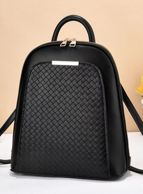 台州女包韩版压花纯色bag单肩双肩背包时尚潮流格纹厂家书包bags
