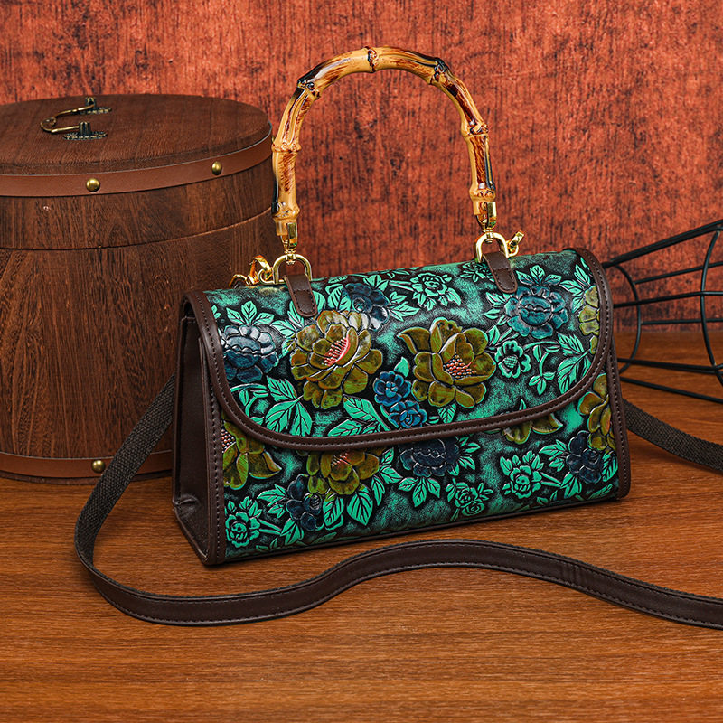 手提包国风质感休闲百搭民族风单肩包跨境大容量通勤中年女士包包,箱包皮具/热销女包/男包,单肩包,淘宝优惠券,粉丝福利购,淘宝优惠卷