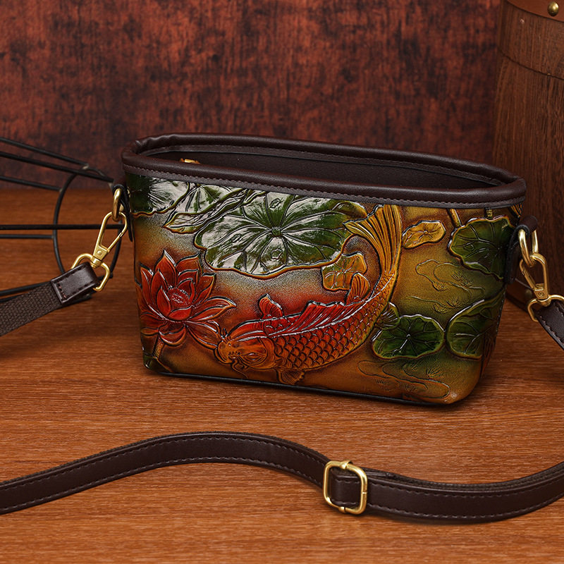 单肩包复古雕花民族风质感百搭斜挎包中国风通勤休闲国风女士包包,箱包皮具/热销女包/男包,单肩包,淘宝优惠券,粉丝福利购,淘宝优惠卷