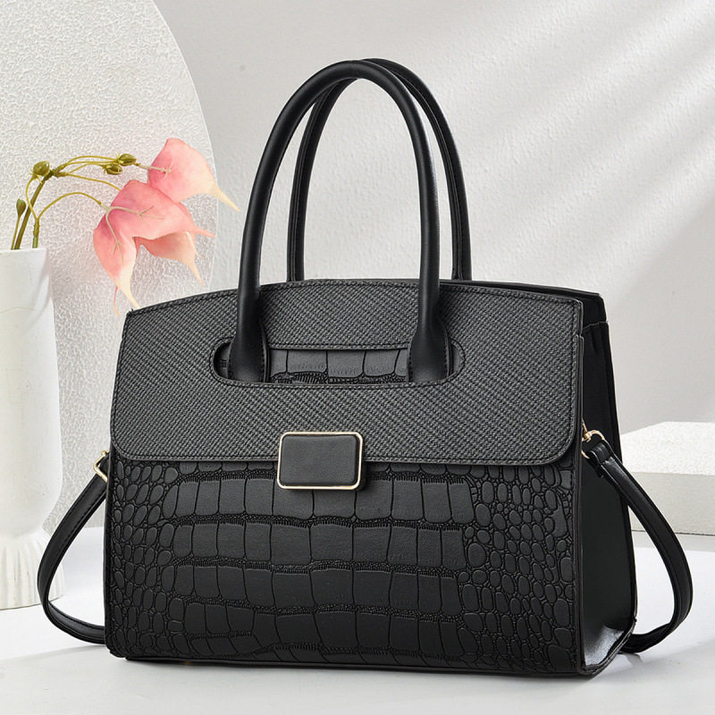 手提包bag跨境新款公文包大容量通勤高级感休闲时尚外贸女包bags,箱包皮具/热销女包/男包,单肩包,淘宝优惠券,粉丝福利购,淘宝优惠卷