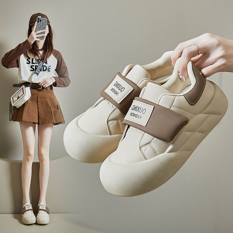 2025春季小白鞋新款韩版ins潮女学生厚底增高运动板鞋休闲鞋G3503,女鞋,浅口单鞋,淘宝优惠券,粉丝福利购,淘宝优惠卷