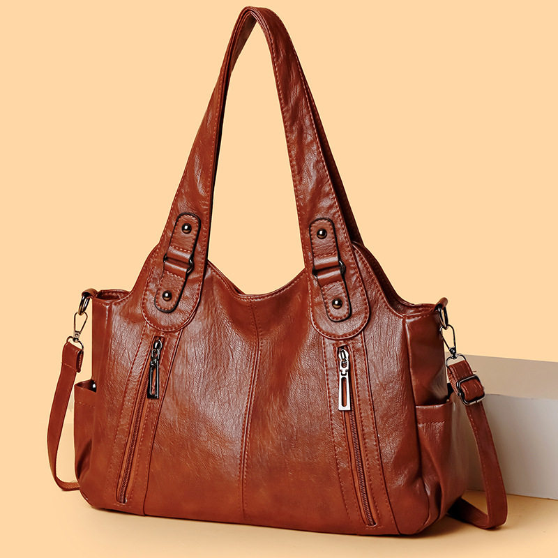 跨境外贸包包女托特包大容量斜挎2024新款欧美复古单肩手提包,箱包皮具/热销女包/男包,单肩包,淘宝优惠券,粉丝福利购,淘宝优惠卷