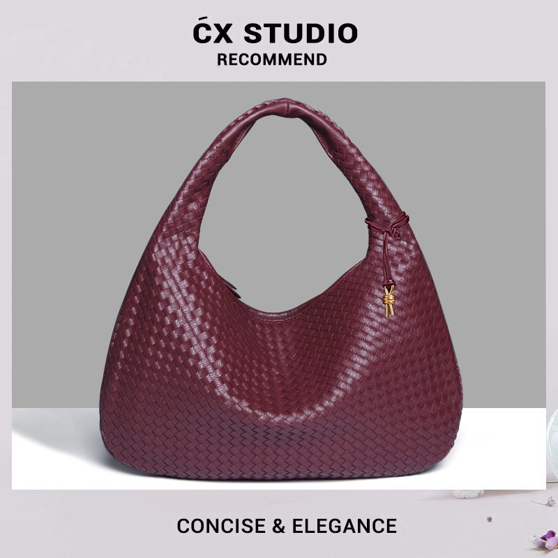 2025新款月牙女包全手工编织手提饺子包时尚百搭欧美风单肩腋下包,箱包皮具/热销女包/男包,单肩包,淘宝优惠券,粉丝福利购,淘宝优惠卷