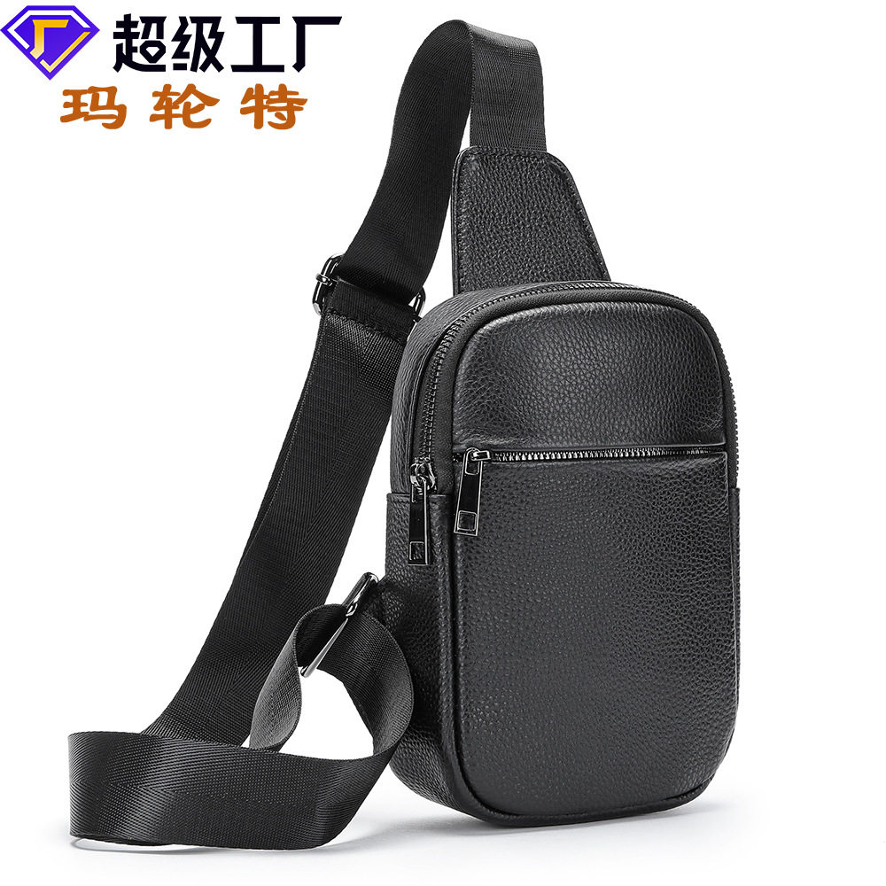 跨境热销高质感休闲斜挎包 新款真皮男式多功能户外斜挎通勤胸包,箱包皮具/热销女包/男包,男士包袋,淘宝优惠券,粉丝福利购,淘宝优惠卷