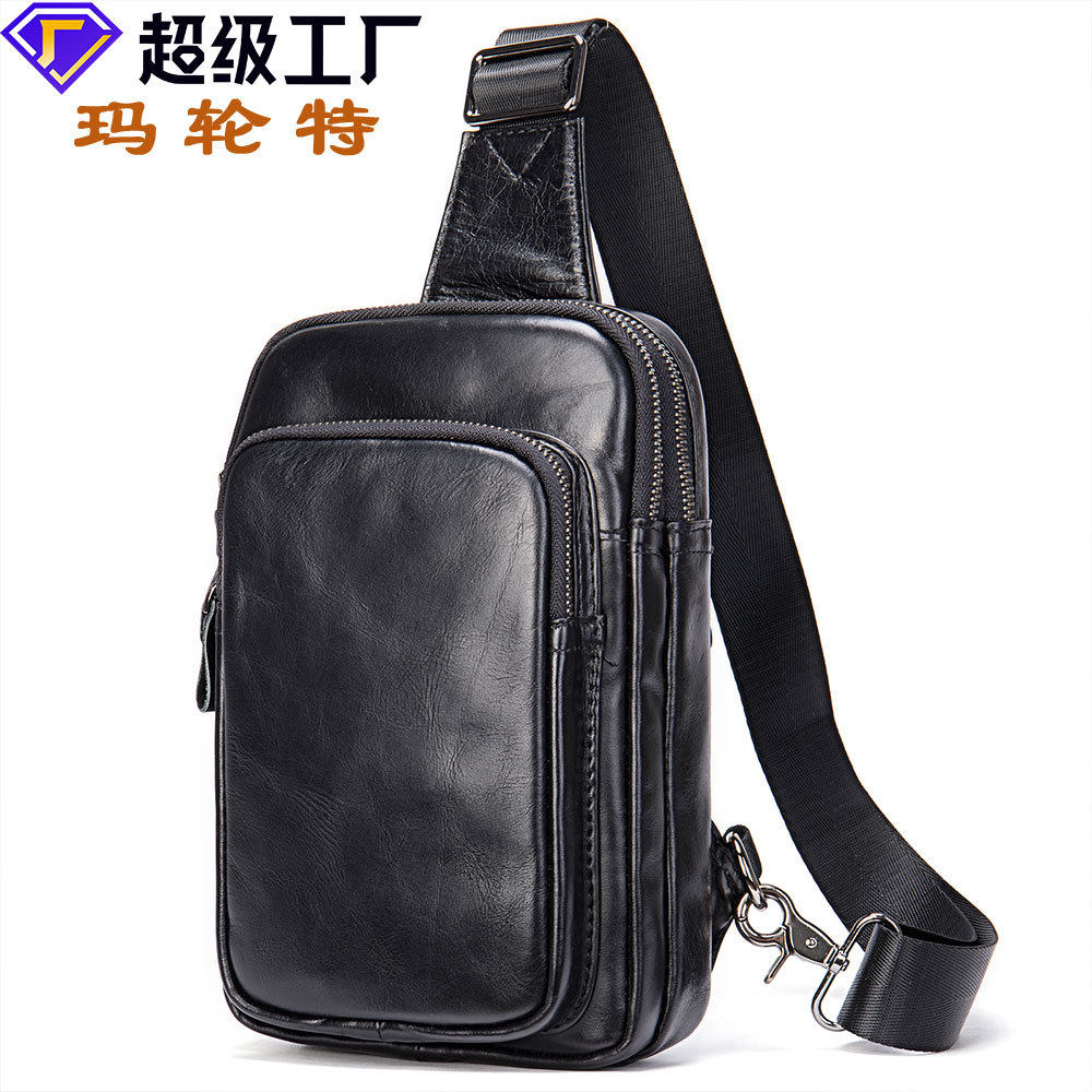玛轮特男士头层牛皮胸包时尚百搭男包斜挎牛皮小包真皮胸前包bags,箱包皮具/热销女包/男包,男士包袋,淘宝优惠券,粉丝福利购,淘宝优惠卷