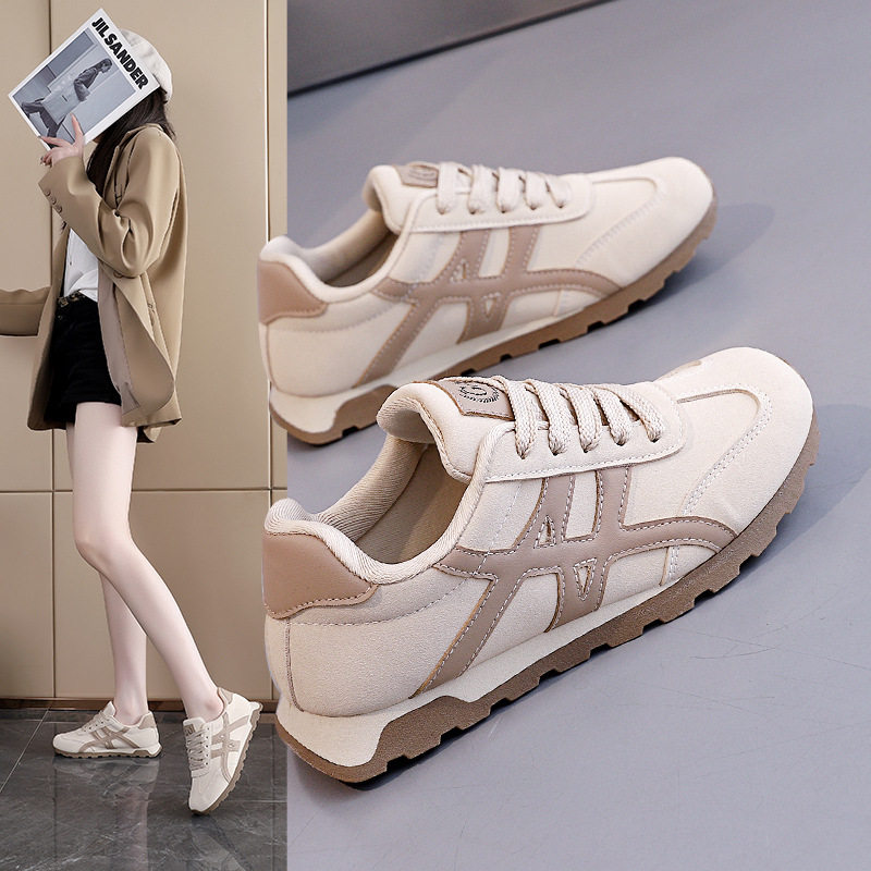 德训鞋女2026年秋季平底百搭轻便小白鞋休闲运动鞋阿甘女鞋Q9006,女鞋,帆布鞋,淘宝优惠券,粉丝福利购,淘宝优惠卷