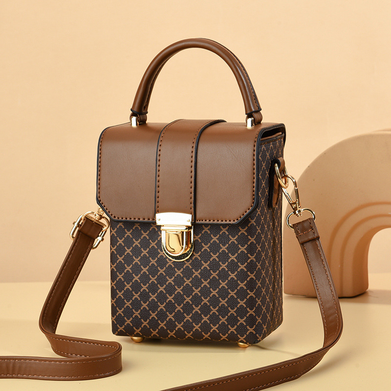 台州女包minibag韩版格子纹小方包时尚单肩斜挎包手机女包包bags