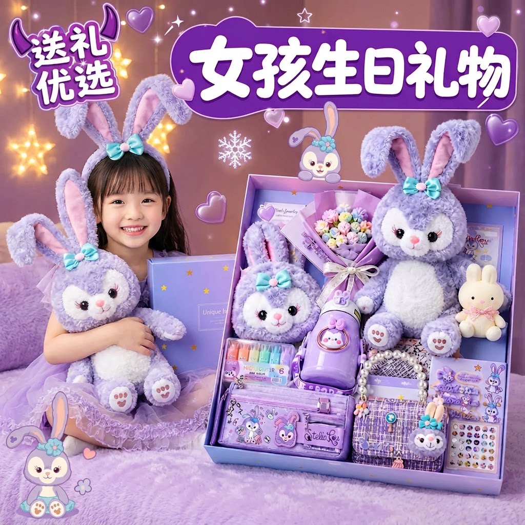 新款十岁女童生日礼物8小女孩子3
