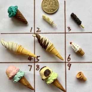 rement早期绝版食玩散货冰激凌