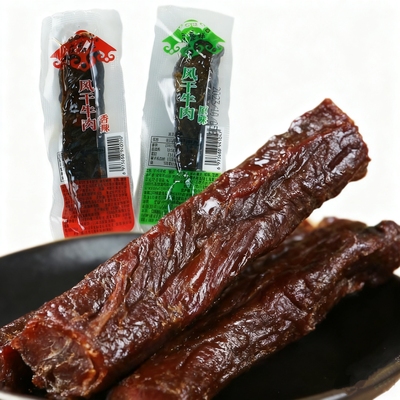 庆盛祥风干牛肉原味香辣独立小包装手撕牛肉干休闲零食内蒙古特产