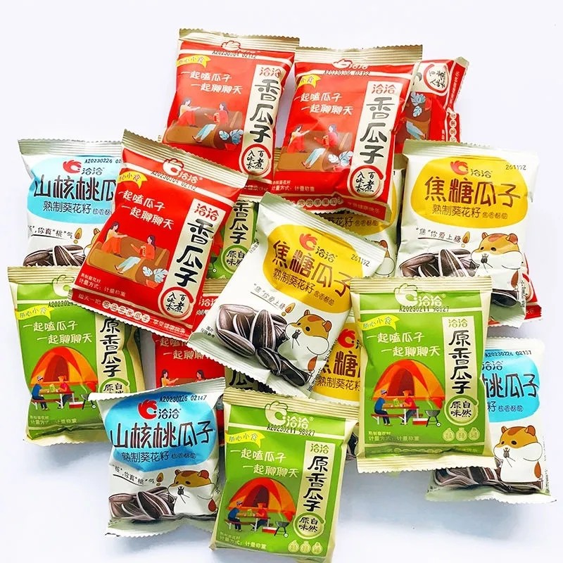 洽洽瓜子独立小包装散称五香焦糖山核桃味葵花籽坚果炒货休闲零食