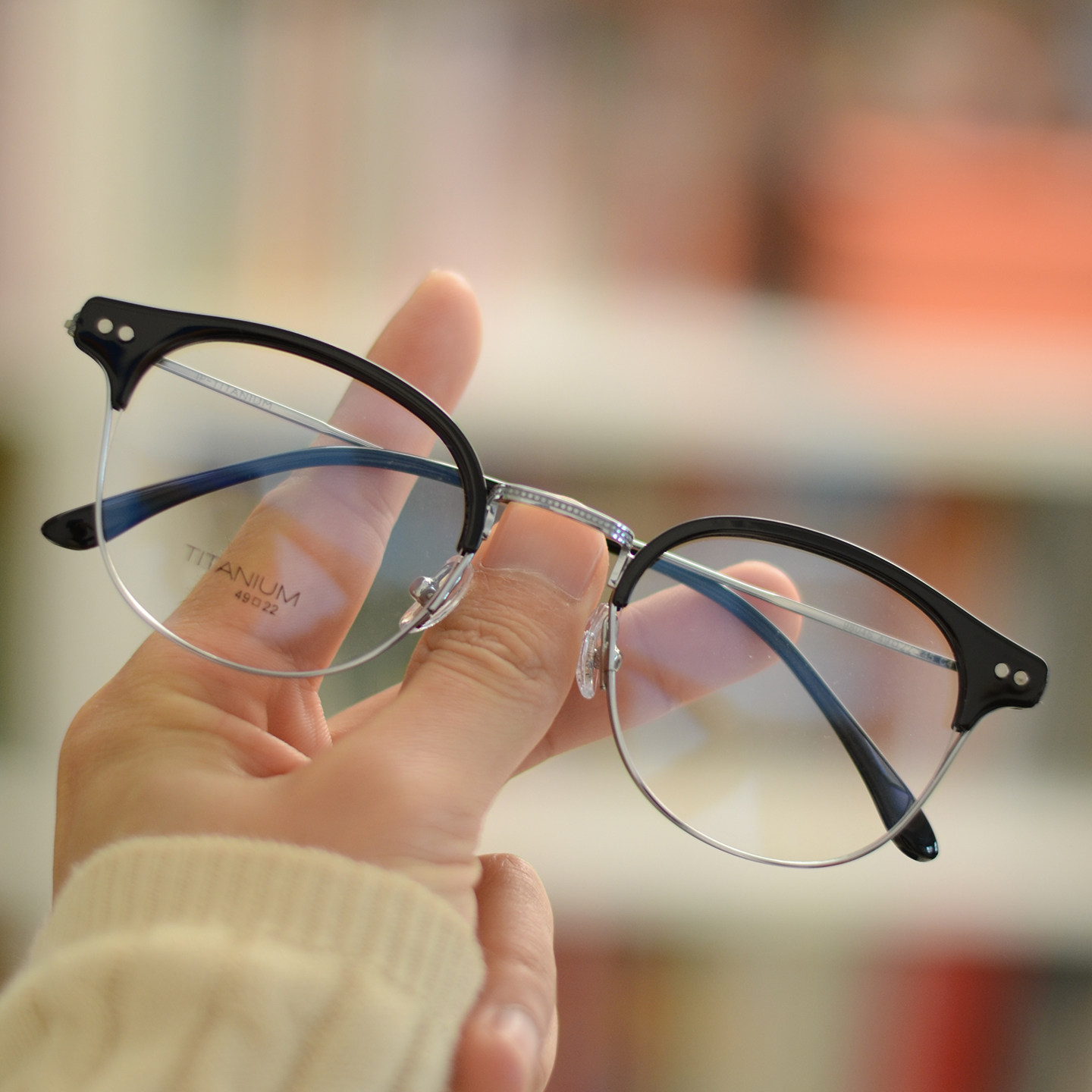 GM眉线半框眼镜TR90-Alio网红明星同款雅痞帅气斯文可配近视度数