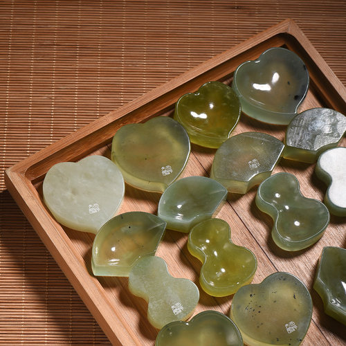 西泠文房岫玉笔掭文镇