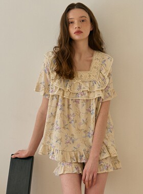 ULLALA韩国进口丝绵软家居服女