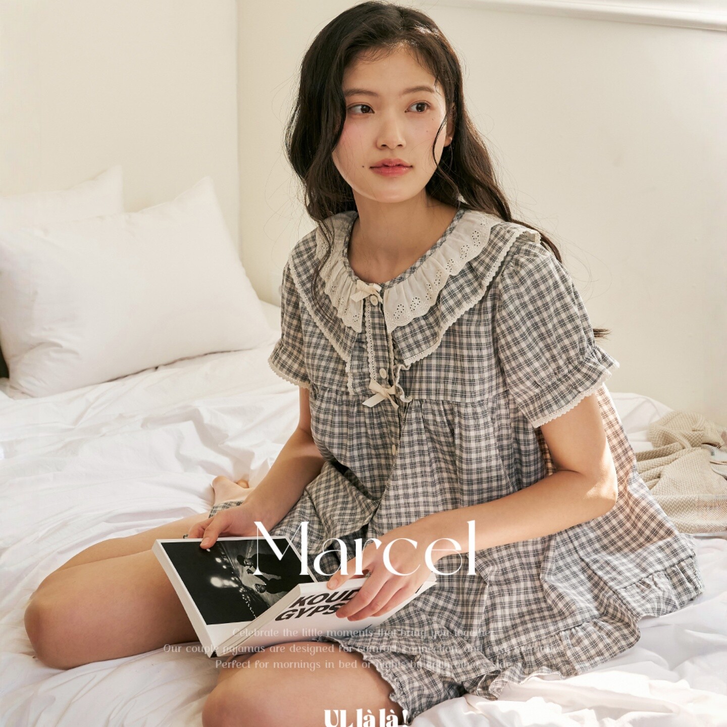 ULLALA韩国乌拉拉进口纯棉睡衣女