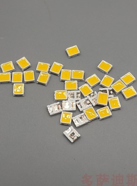 2835贴片灯红黄蓝绿白光暖白LED灯珠发光二极管0.5瓦3v100颗2焊点