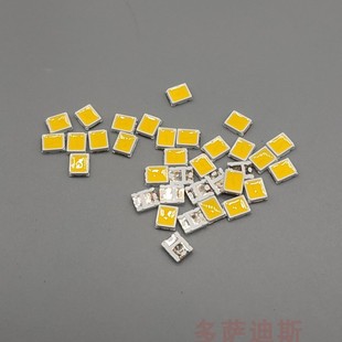 2835贴片灯红黄蓝绿白光暖白LED灯珠发光二极管0.5瓦3v100颗2焊点