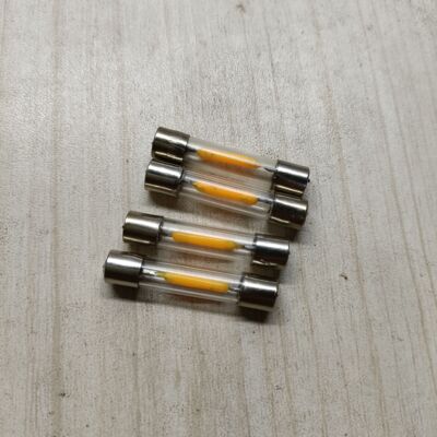 UV表背光灯珠LED暖光柔光高亮卡座音响一字型保险横式灯替代钨丝