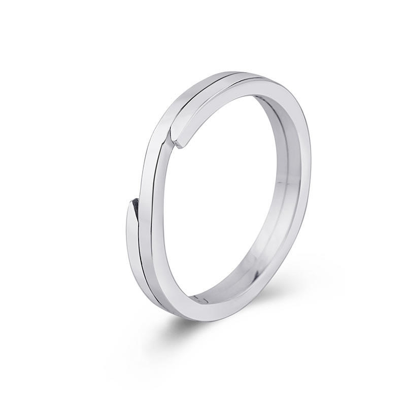 925纯银简约大号多功能钥匙环 个性配件连接环圆形钥匙圈包包挂扣